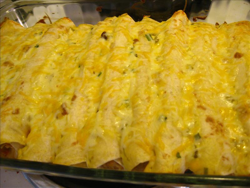 Light and Creamy Chicken Enchiladas Dinner Recipe (from Betty Crocker