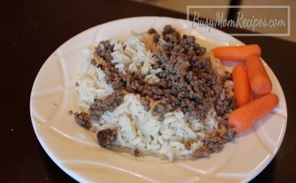 Brazilian Rice with Ground Beef