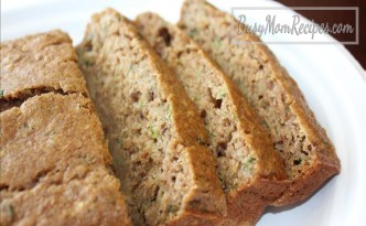 zucchini nut bread slices