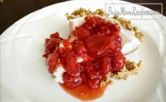 strawberry cream pie