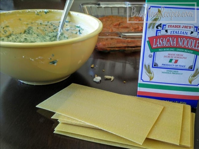 Spinach Lasagna Vegetarian Busy Mom Recipes
