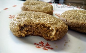 Chewy Ginger Cookies with Molasses