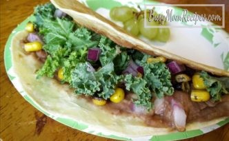 dairy free bean burrito