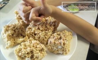 Rice Krispie treats on the stovetop