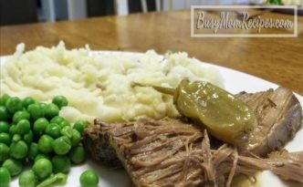 Crock Pot Roast with Peperoncinis
