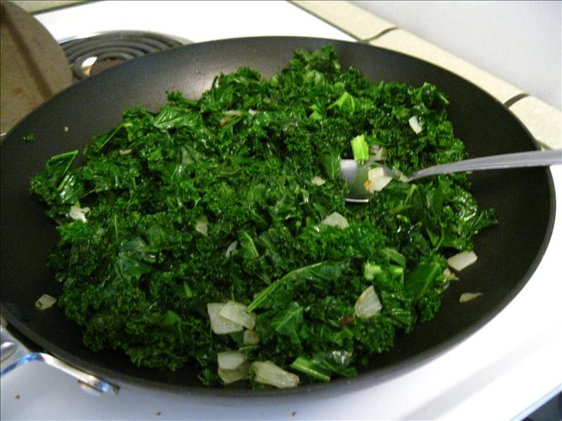 Sauteed Kale with Onion Busy Mom Recipes