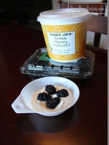 Greek Yogurt healthy dessert