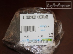 bittersweet chocolate chunk