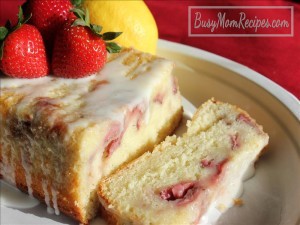 lemon strawberry loaf cake recipe