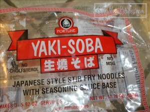 yaki-soba noodles refrigerated