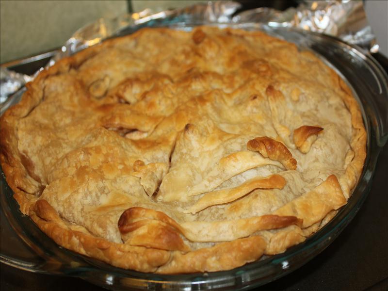 Recipe Dinner For Pie Crust : Tonight's Dinner: Rustic sausage pie recipe : Made with simple ingredients of butter, flour, salt, and water.