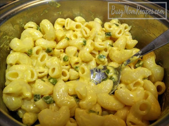 mac and cheese with jalapeno