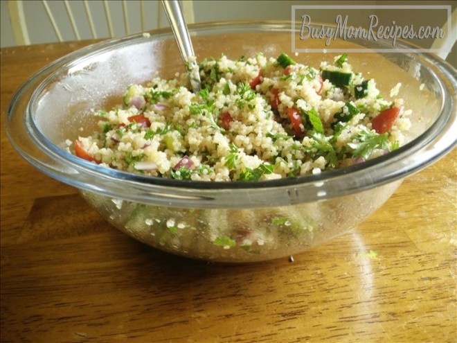 summer salad quinoa tabbouleh